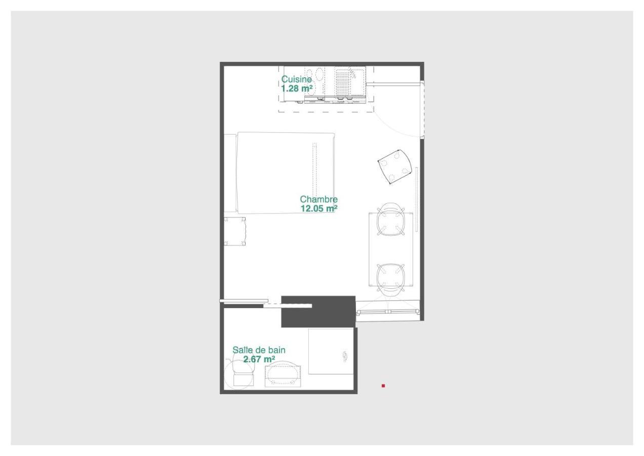 Appartamento Studio Calme, Lumineux, Wifi, 1.5 Km Du Front De Mer Saint-Nazaire  Esterno foto